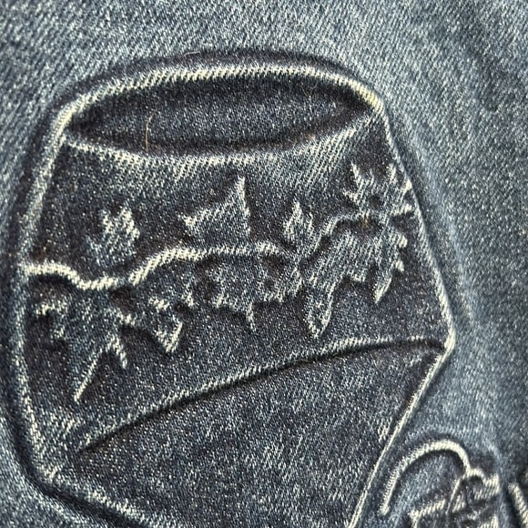 Disney Epcot Food Wine Festival 2008 Embossed Tyca Denim Made in USA Jacket - L - Picture 4 of 7